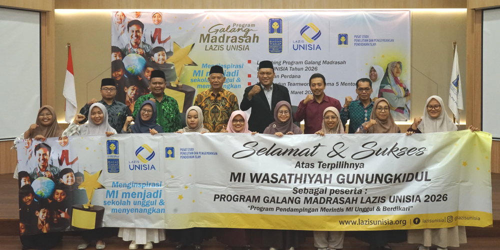 Launching Program Galang Madrasah Lazis Unisia 2026 Dorong MI Menjadi Sekolah Unggul dan Berdaya